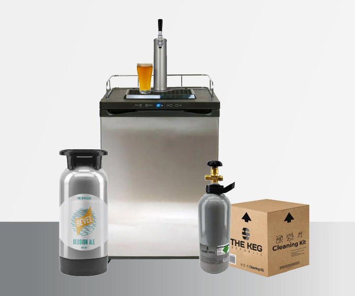 Kegerator Bundle with Revel Session Ale 20L Keg