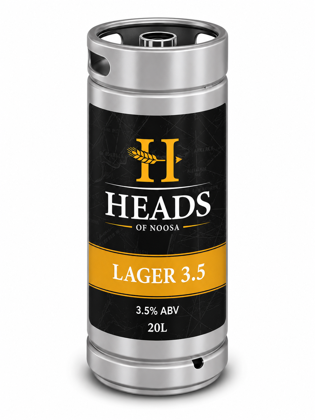 Heads of Noosa Lager 3.5 20L