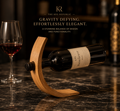 Gravity Reserve™ Floating Wine Bottle Holder