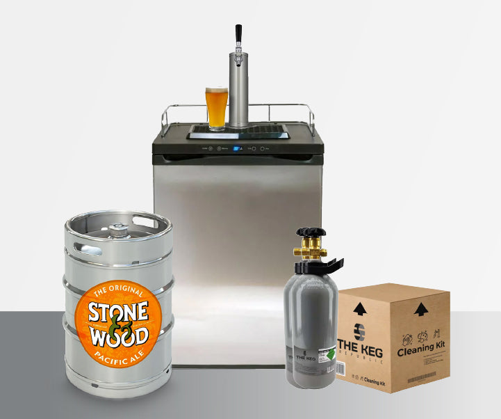 Kegerator Bundle with Stone and Wood 50L Keg